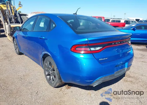 2015 Dodge Dart Sxt из США, поврежденный, VIN 1C3CDFBB7FD279245